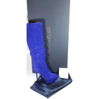 Sergio Rossi Boots Suede in Blue