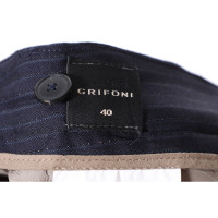 Mauro Grifoni Trousers Wool in Blue