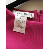 Christian Dior Jacke/Mantel aus Seide in Fuchsia