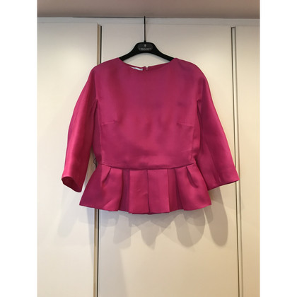 Christian Dior Jacket/Coat Silk in Fuchsia
