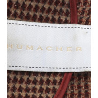 Schumacher Blazer en Coton en Bordeaux