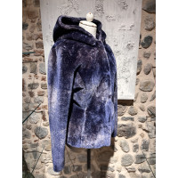 Armani Jeans Jacket/Coat Fur in Violet
