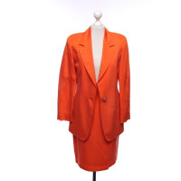 Genny Suit Zijde in Oranje