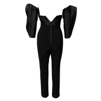 Self Portrait Jumpsuit in Zwart