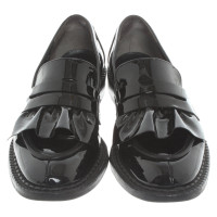 Robert Clergerie Slippers/Ballerinas Patent leather in Black
