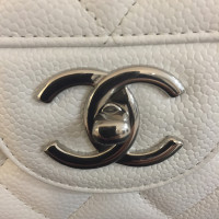 Chanel "Jumbo Flap Bag" in white