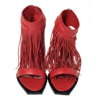 Alexander McQueen Sandals Leather in Red