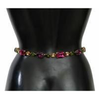 Dolce & Gabbana Riem Leer in Roze