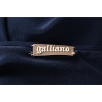 John Galliano Top Silk in Blue