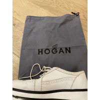Hogan Scarpe stringate in Pelle in Bianco