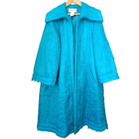 Mugler Jacket/Coat in Turquoise