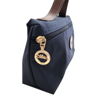 Longchamp Clutch Bag Canvas in Blue