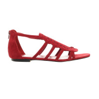 Minelli Sandals Leather in Red