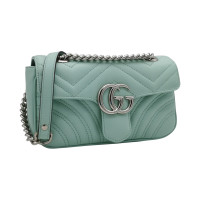 Gucci Marmont Mini Bag Leather in Turquoise