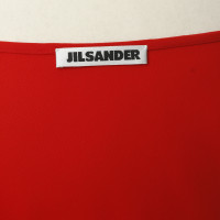 Jil Sander Midi-Rock in Rot