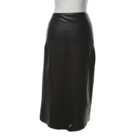 Dkny Skirt Leather in Brown