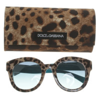 Dolce & Gabbana Dierlijke print zonnebril