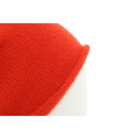 Cos Hut/Mütze aus Kaschmir in Rot