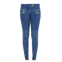 Balmain Jeans en Coton en Bleu