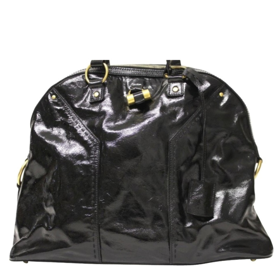 Yves Saint Laurent "Muse bag" in patent leather