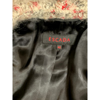 Escada Giacca/Cappotto in Lana in Crema