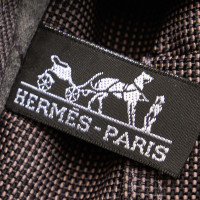 Hermès Herline en Toile en Noir