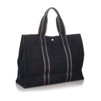 Hermès Fourre Tout Bag Canvas in Black