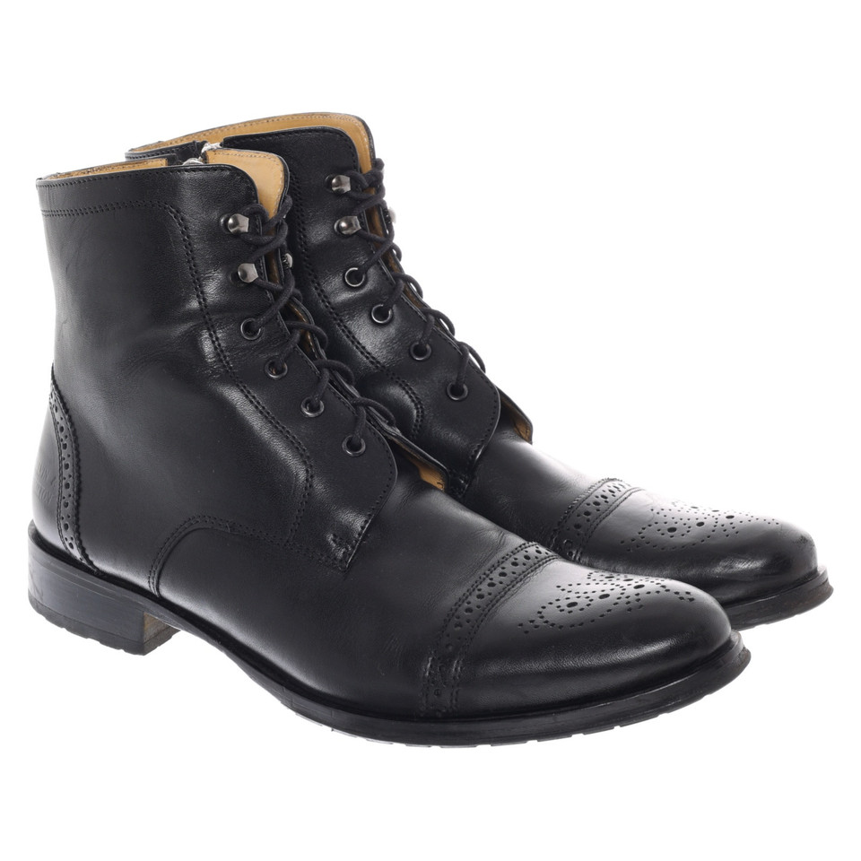 Melvin&Hamilton Boots Leather in Black