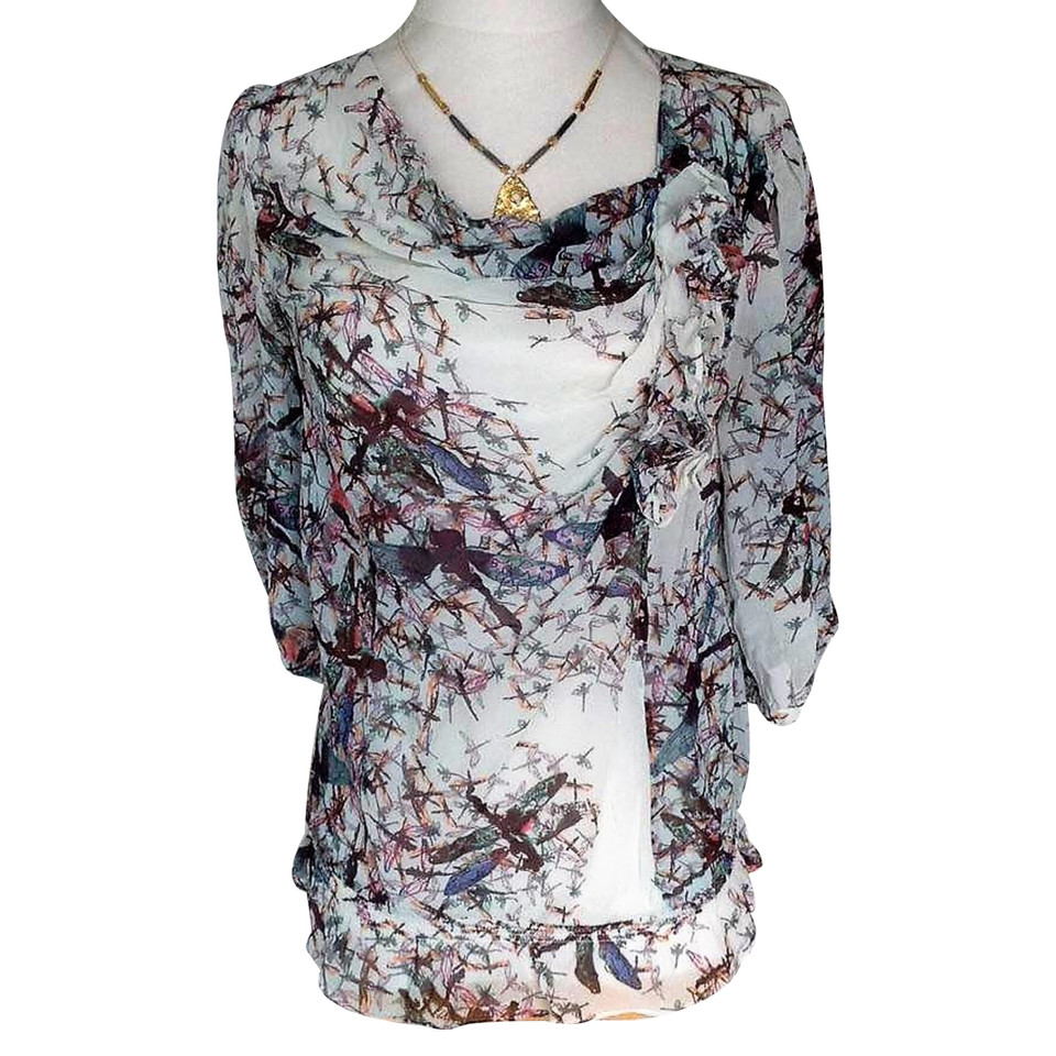 Ted Baker Silk blouse with pattern