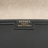 Hermès Jige GM Leer in Zwart