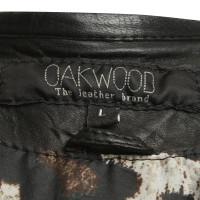 Oakwood Giacca in pelle con zip