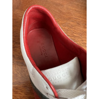 Gucci Sneakers Leer in Wit