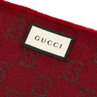 Gucci Sciarpa in Cashmere in Rosso