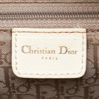 Christian Dior Umhängetasche aus Leder in Weiß
