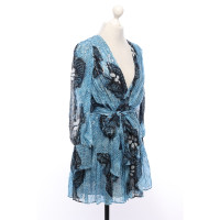 Ulla Johnson Kleid aus Seide in Blau
