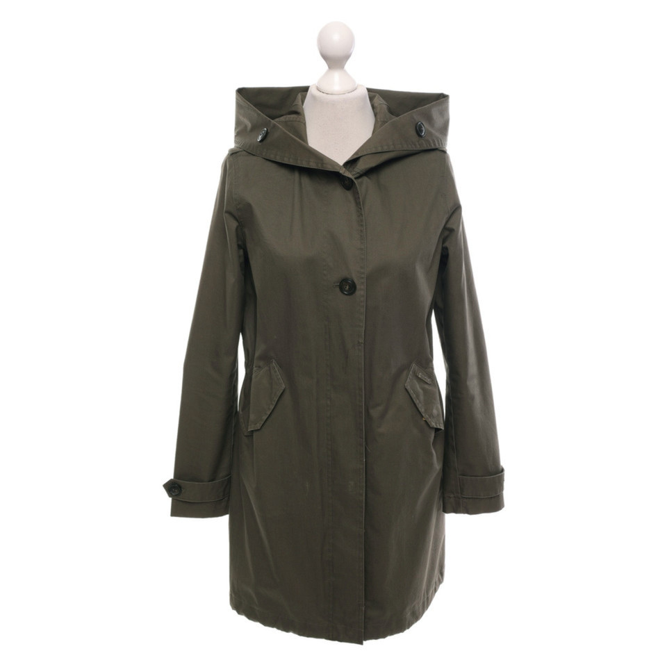 Woolrich Giacca/Cappotto in Cotone in Cachi