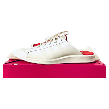 Adidas Slippers/Ballerina's Leer in Wit