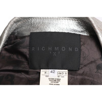 Richmond Jacke/Mantel aus Leder in Silbern