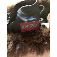 Kenzo Hoed/Muts Wol in Bruin