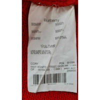 Burberry Prorsum Veste/Manteau en Coton en Rouge