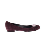 Paco Gil Slippers/Ballerinas Leather in Fuchsia