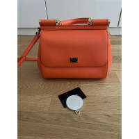 Dolce & Gabbana Sicily Bag en Cuir en Orange