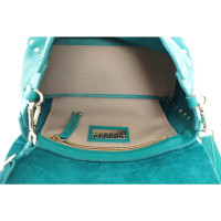 Zanellato Sac à bandoulière en Cuir en Turquoise