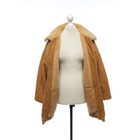 Gianfranco Ferré Jacket/Coat Fur in Beige
