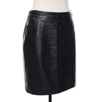 Oakwood Skirt Leather in Black