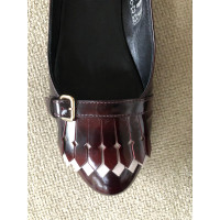 Tod's Slippers/Ballerinas Patent leather in Bordeaux