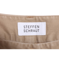Steffen Schraut Trousers Cotton in Beige