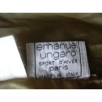 Emanuel Ungaro Trousers Cotton in Beige