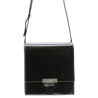 Saint Laurent Le 90 Shoulder Bag Patent leather in Black