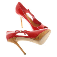 Christian Dior Peeptoes in Rot